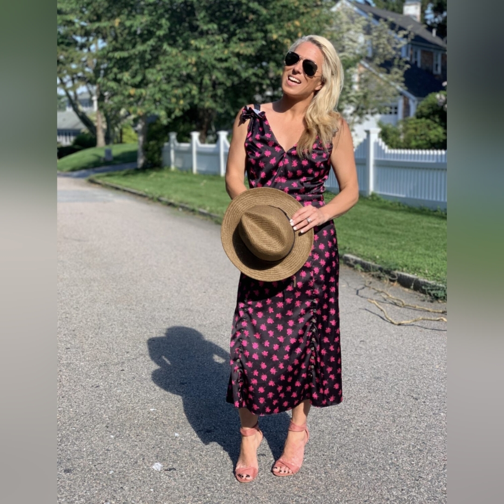 Prabal Gurung Floral Midi Dress